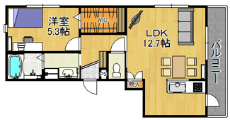 【間取り】 | プランドール北昭和