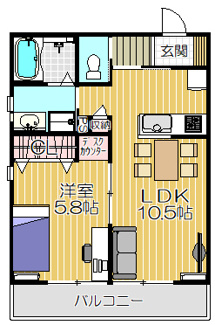 【間取り】 | プランドール北昭和