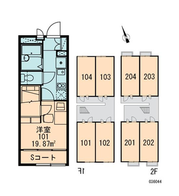 【区画図】 | サクラパークA