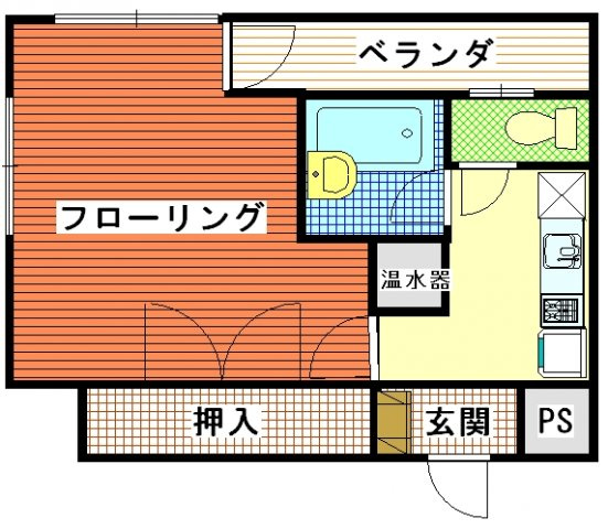 メゾン・ド・ファミール岡村の間取り