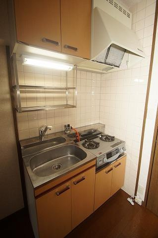 クロスステージ大濠のキッチン|クロスステージ大濠（1ＤＫ）　キッチン
写真は別号室です