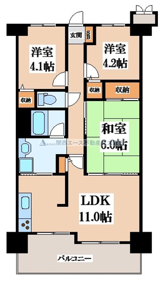 【間取り】 | マンハイムクレール石切