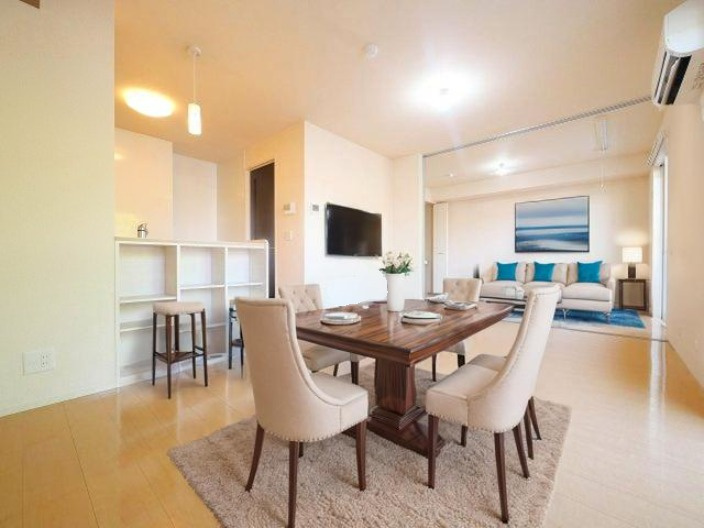 フローラル　メゾンの居間・リビング|CGで家具等を配置したもので家具等は含まれません