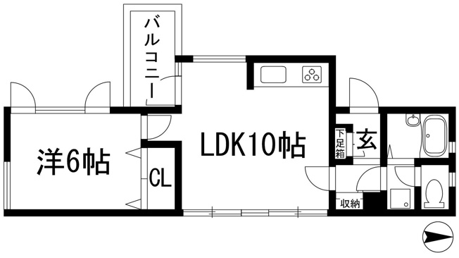 【間取り】 | ロイヤルメゾン甲東園9
