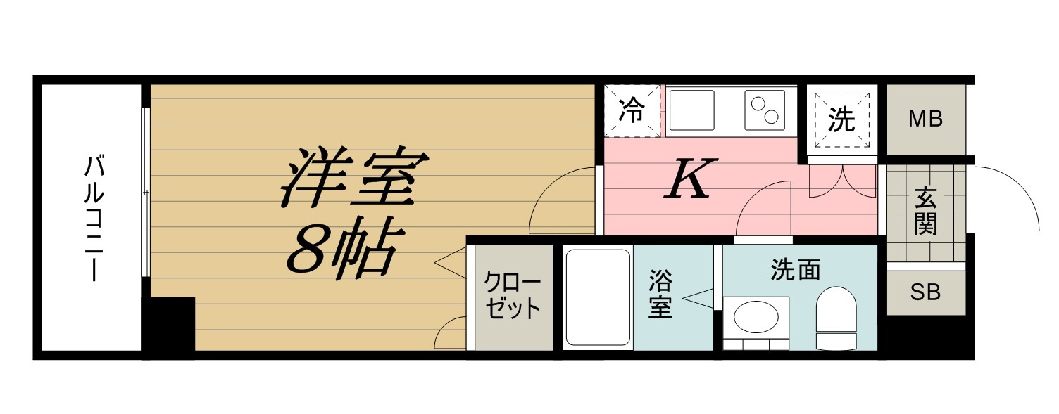ＫＤＸ千葉中央レジデンスの間取り
