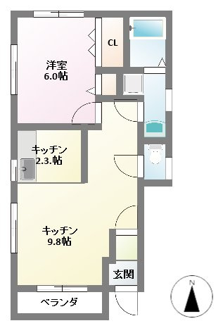 【間取り】 | メゾン南七松