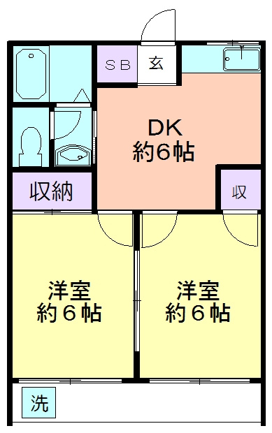 ガーデンヒルズ久米川の間取り