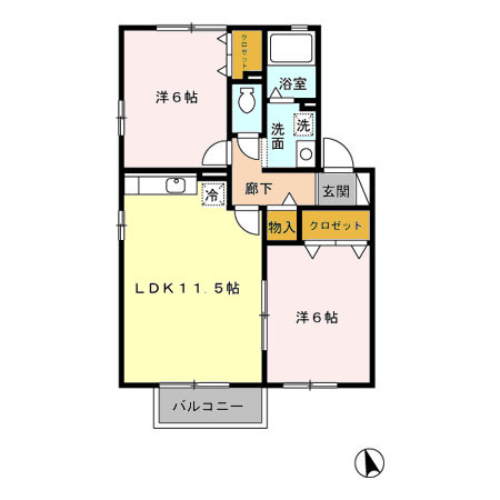 【間取り】 | クワトロピーチタウン1234　Ⅱ | 「クワトロピーチタウン」