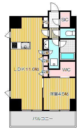 【間取り】 | レジディア中延Ⅱ　