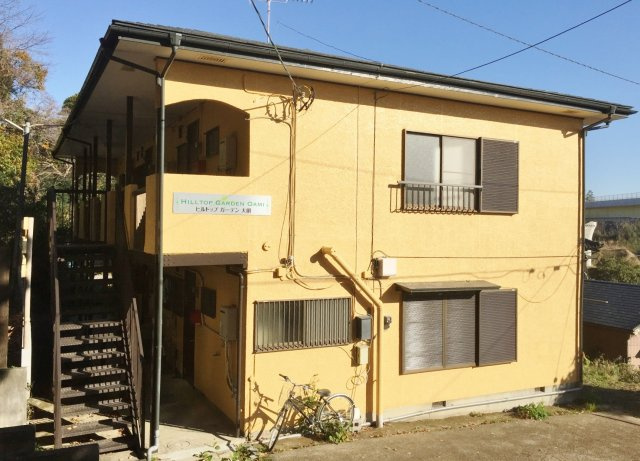 大網白里市池田のアパートの外観