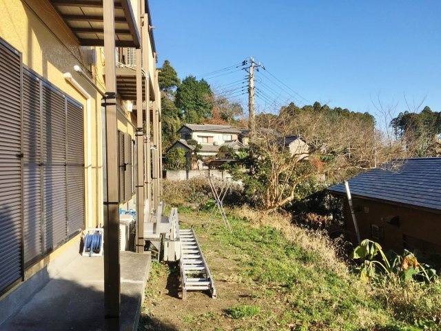 大網白里市池田のアパートの展望