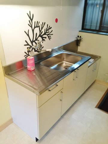 大網白里市池田のアパートのキッチン