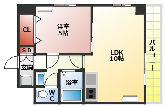 Ｍ’プラザ 香里壱番館の間取り