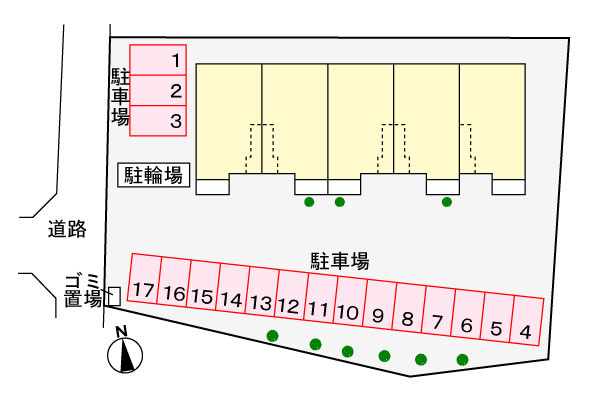 グレース アロッジオの区画図