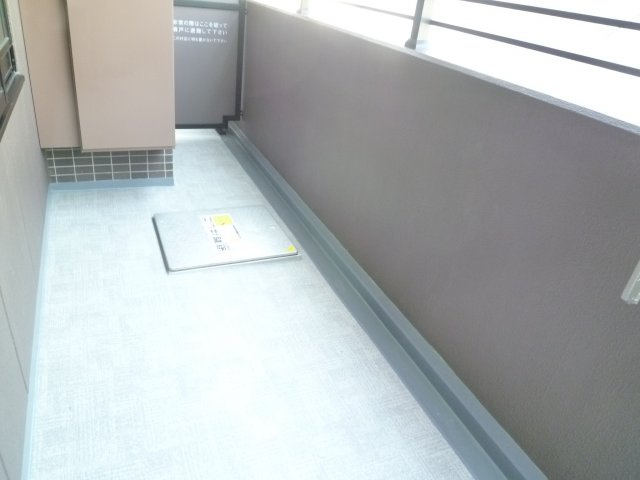 ブランズタワーウェリス心斎橋Northのバルコニー