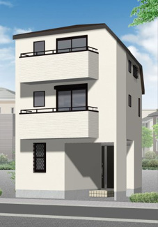 【外観パース】