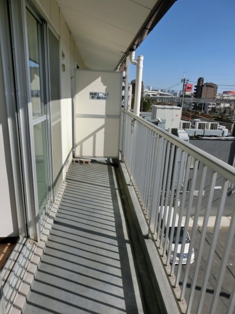 グランジュール淀川のバルコニー