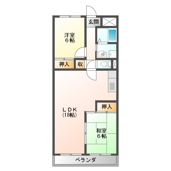 グランジュール淀川の間取り