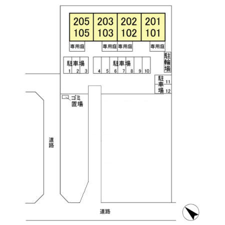 レグルスの区画図