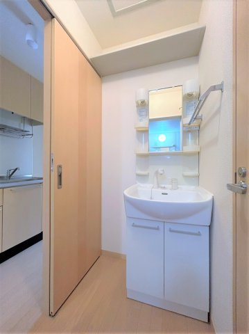 ベルフラワーの洗面所