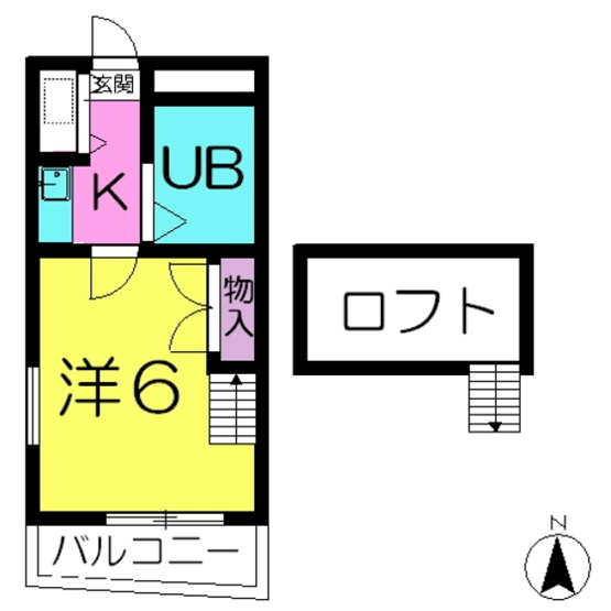 【間取り】 | シティパレス21あやめ池 P－Ⅲ