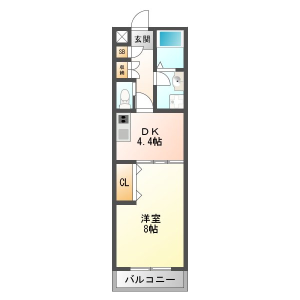 GMHILLS加島の間取り