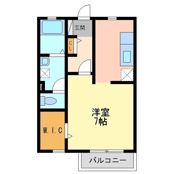 フローラルの間取り