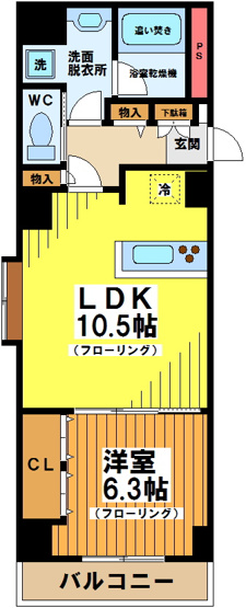 【間取り】 | パディ初台