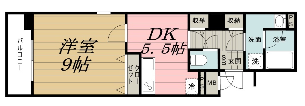 サンライズ・新町大塚ビルの間取り