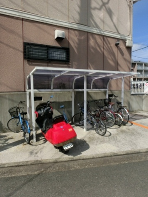 【その他共用部分】 | サンクレストB | サンクレストB　屋根付駐輪場