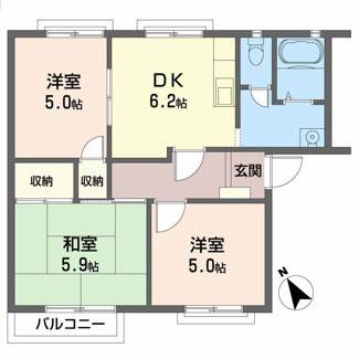 【間取り】 | サンメゾンくすの木