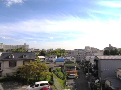 【展望】 | サンライズ千里 | バルコニーからの眺望★（同タイプ204号室より）