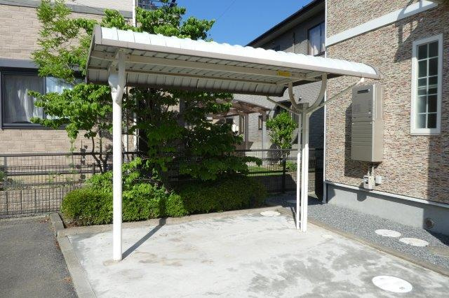 倉敷市真備町箭田のアパートのその他共用部分|自転車置き場