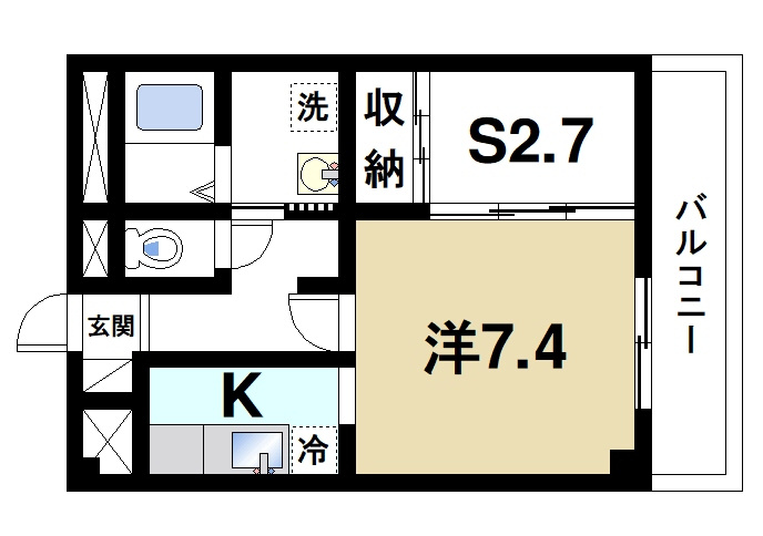 ドルフⅢの間取り|使い勝手の良い間取りです