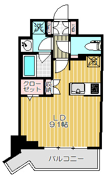 【間取り】 | スタイリオ中延駅前