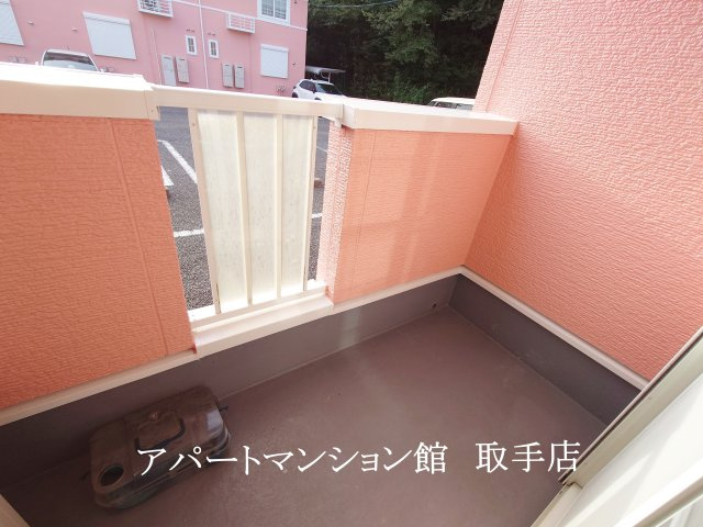 ヴィラブリーゼＡのバルコニー