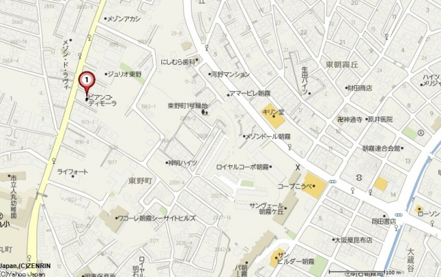 ビアンコディモーラの地図