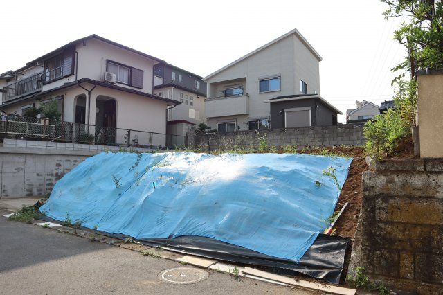 八千代市大和田新田　売地　建築条件なし　約５０坪の整形地の外観