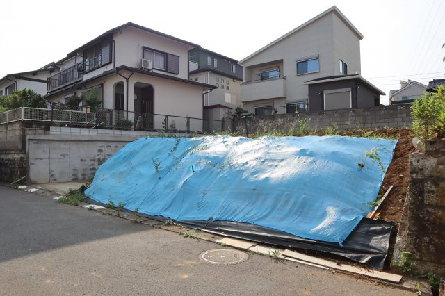 八千代市大和田新田　売地　建築条件なし　約５０坪の整形地の外観