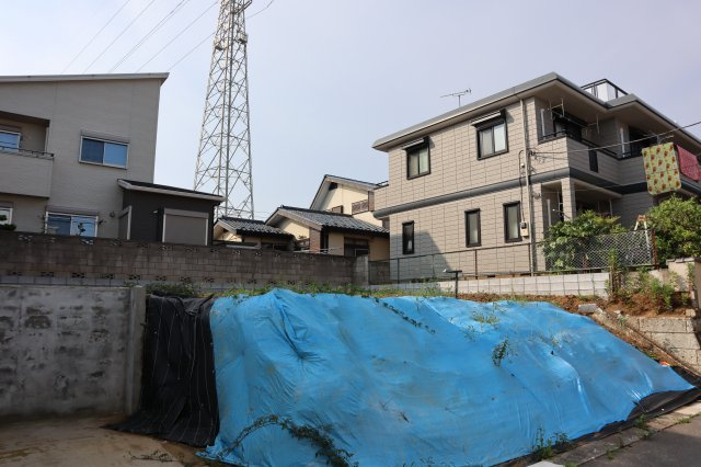八千代市大和田新田　売地　建築条件なし　約５０坪の整形地の外観