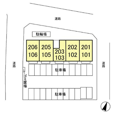 【駐車場】 | Senteur(サントゥール） | 配置図♪