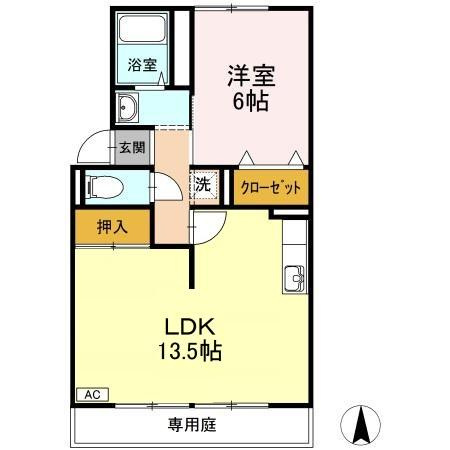 ヴィスタ桑田2の間取り