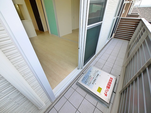 シャーメゾン田井庄のバルコニー|バルコニー付きです