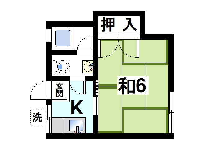 杉野ハイツの間取り