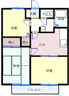 【間取り】 | オークハイツ