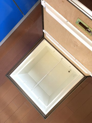 茂原市千町のテラスの収納|床下収納