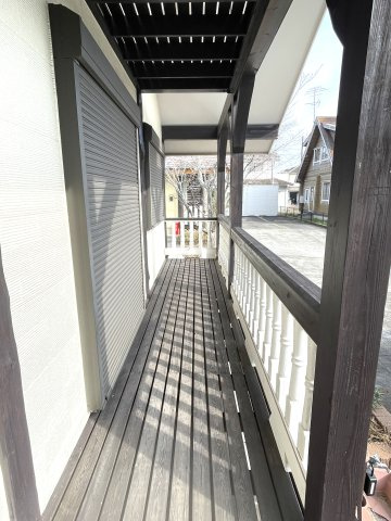 茂原市千町のテラスのバルコニー|１F