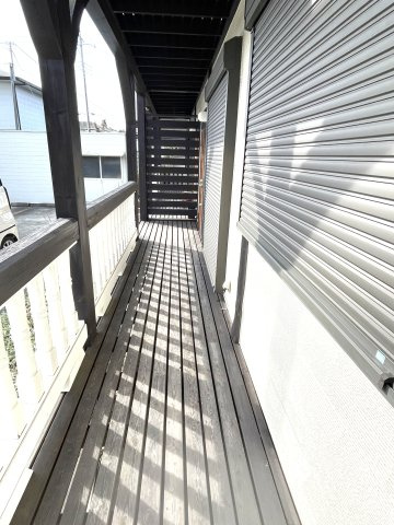 茂原市千町のテラスのバルコニー|１F