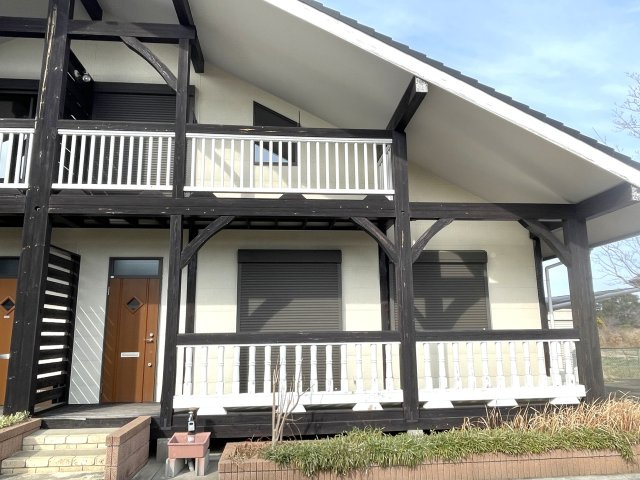 茂原市千町のテラスの外観|２号室側