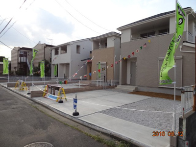 【前面道路含む現地写真】 | さいたま市緑区馬場2丁目　土地広々約50坪　新築分譲住宅全3棟・残1棟